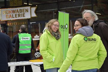 Julia Keilbach und Projektmitarbeiterin Maria Werner