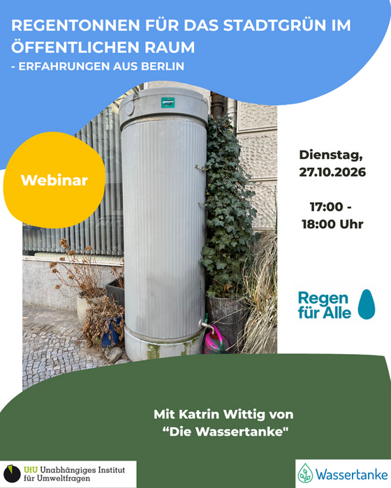 Flyer Regentonnen