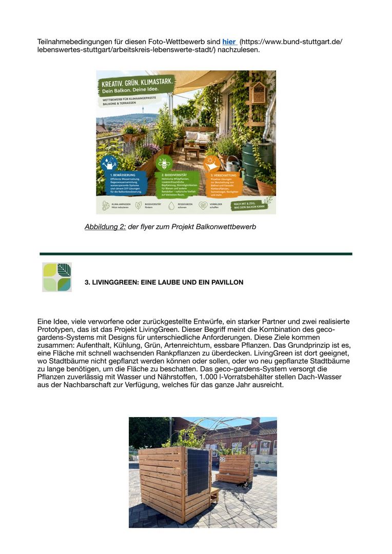 Newsletter GreenScouts Stuttgart 