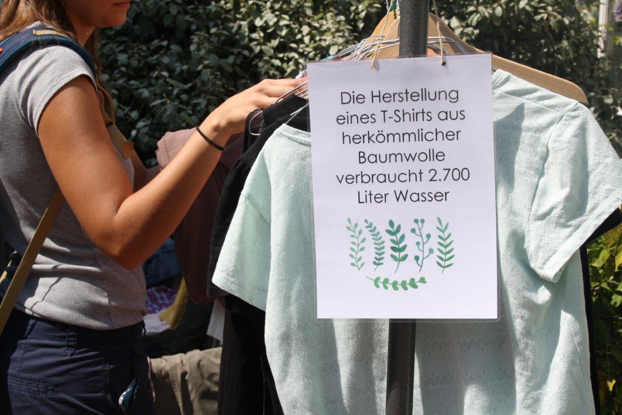 Kleidung wiederverwenden spart viel Wasser und weitere wichtige Ressourcen